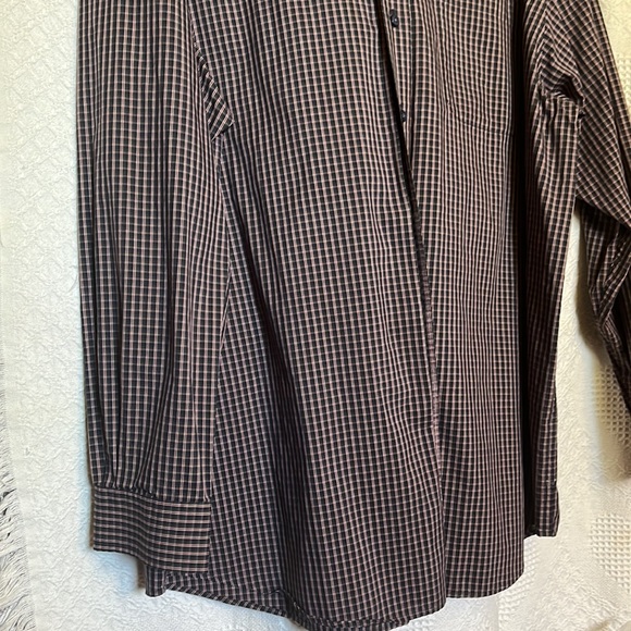 Big&Tall Button Down Shirt Cotton Blend - Picture 2 of 4